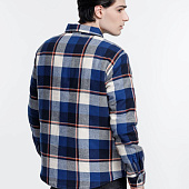 Куртка-рубашка оверсайз унисекс Noah, синяя