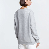 Свитшот унисекс Delta, серый меланж