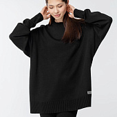 Джемпер оверсайз унисекс Stated в сумке, черный