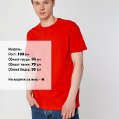 Футболка унисекс T-Bolka 160, красная