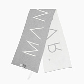 Шарф Bereg, молочный с серым