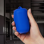 Охлаждающее полотенце Narvik в силиконовом чехле, синее