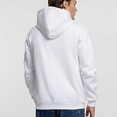 Толстовка на молнии с капюшоном Siverga Heavy, белая (белоснежная)