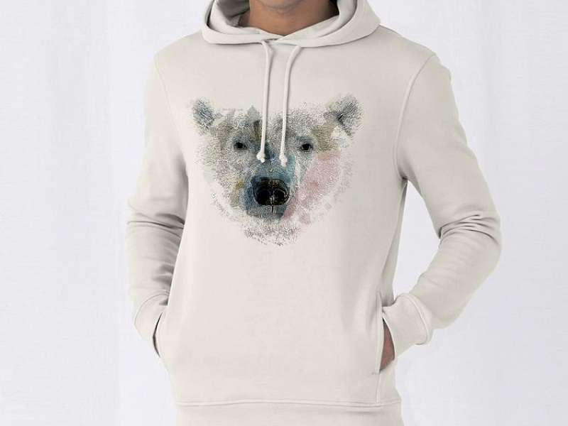 Худи Polar Bro, молочно-белое