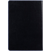 Ежедневник Alanis, недатированный, черный с синим