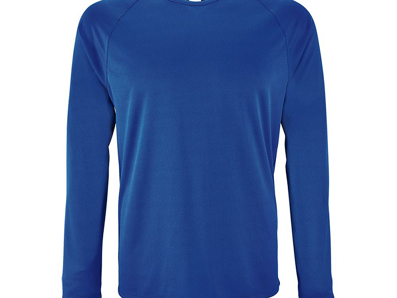 Футболка с длинным рукавом Sporty LSL Men, ярко-синяя