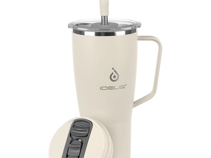 Термостакан Kasumigaoka, белый (молочный)