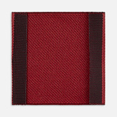 Лейбл тканевый Epsilon, L, бордовый