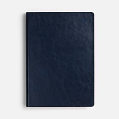 Ежедневник Doppio, недатированный, синий с оранжевым