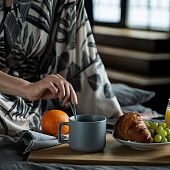 Чашка Jumbo, ver.2, матовая, черная