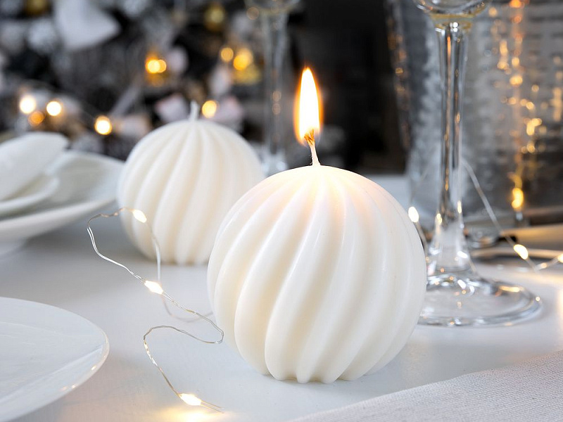 Свеча Glowberry, белый