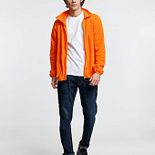 Куртка флисовая унисекс Fliska, оранжевая