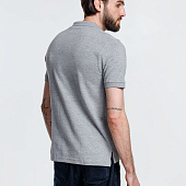 Рубашка поло мужская Adam, серый меланж