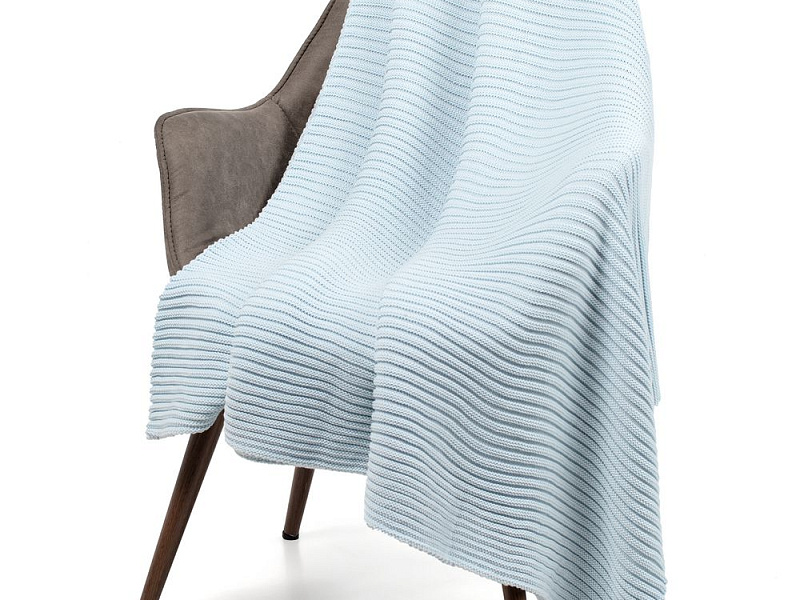 Плед Quill, светло-голубой