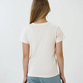 Футболка детская T-Bolka Kids, молочно-белая