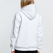 Толстовка на молнии с капюшоном Siverga Heavy, белая (белоснежная)