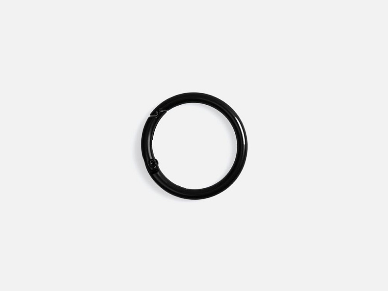 Карабин-кольцо Claus, L, черный