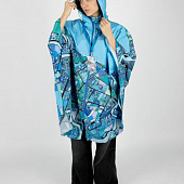 Дождевик-пончо AquaStop взрослый на заказ, разноцветный, единый размер