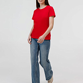 Футболка женская E150, красная