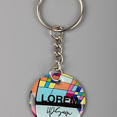 Брелок с полимерным покрытием Harz на заказ