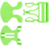 Застежка-пряжка односторонняя Triden, зеленый неон