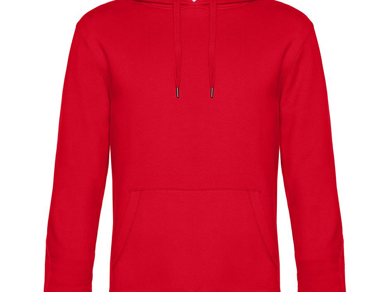 Толстовка с капюшоном унисекс King, красная