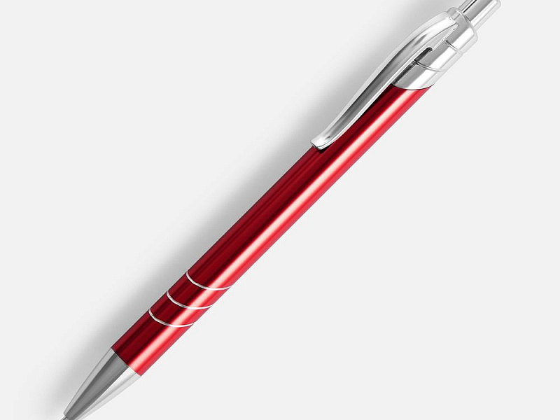 Ручка шариковая Undertone Metallic, красная