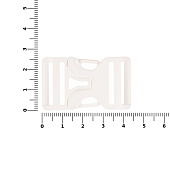 Застежка-пряжка Fibbia, белая