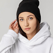 Шапка Real Rib, черная