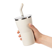 Термостакан Sapporo без логотипа, белый