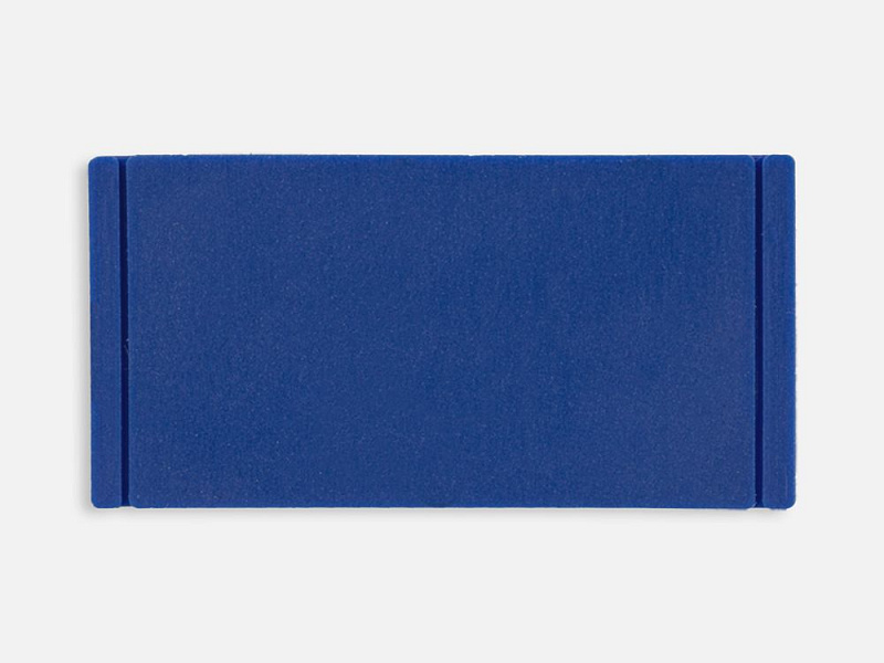 Лейбл из ПВХ Dzeta, XS, синий