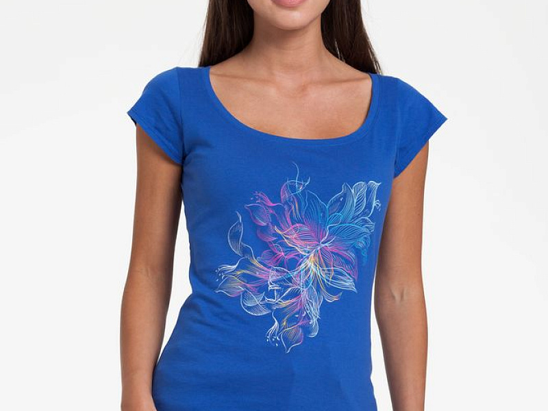 Футболка женская Vibrance, ярко-синяя (royal)