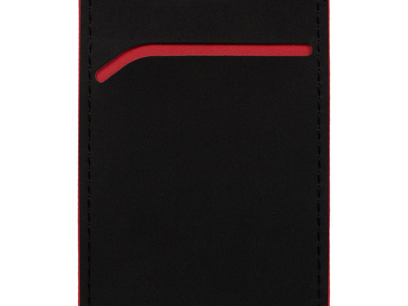 Чехол для пропуска Multimo, черный с красным