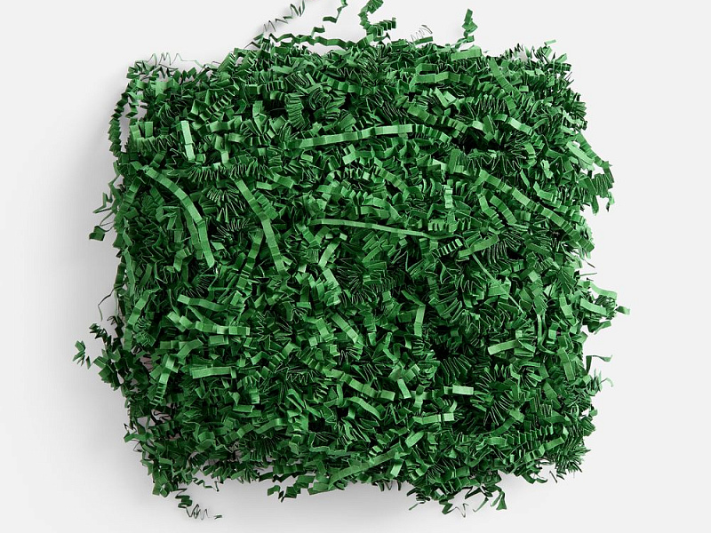 Бумажный наполнитель Chip, темно-зеленый (изумрудный)