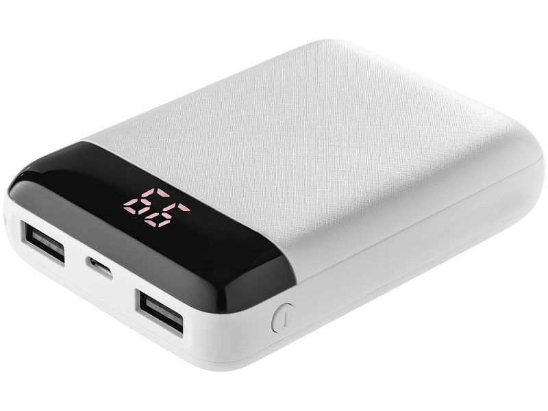 Внешний аккумулятор Uniscend Full Feel 10000 мАч с индикатором, белый