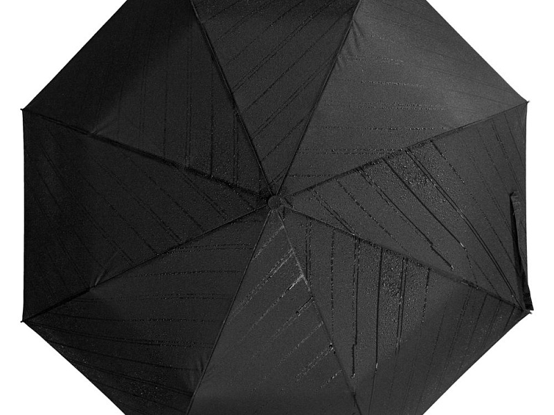 Складной зонт Magic с проявляющимся рисунком, черный