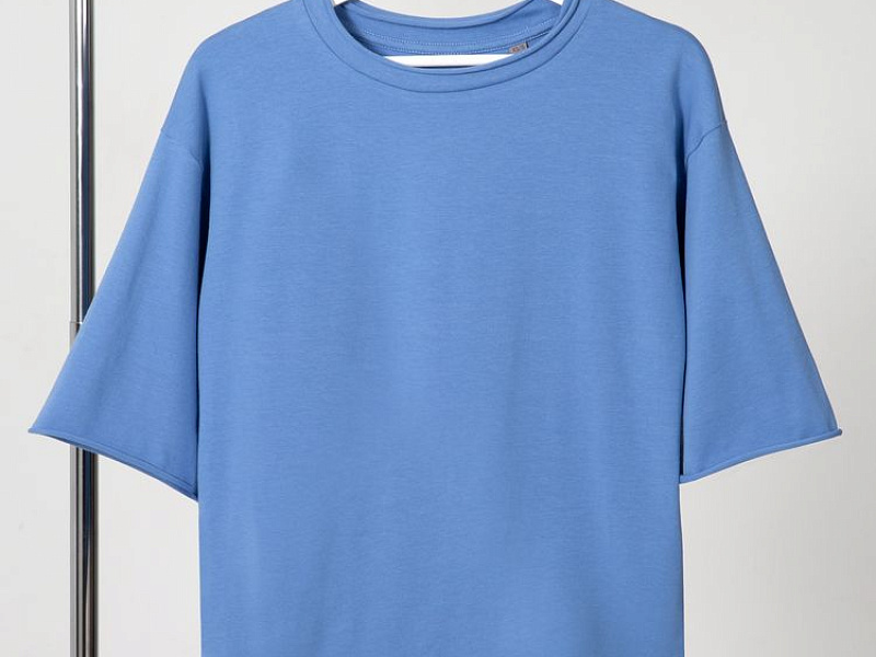 Футболка оверсайз Vozduh 2.0, синяя