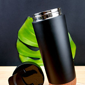 Термостакан Steady, черный