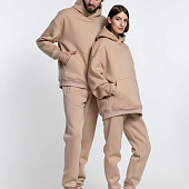 Худи Kulonga Oversize, бежевое (песочное)