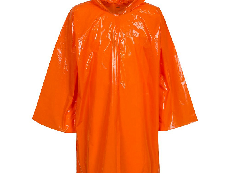 Дождевик-плащ CloudTime, оранжевый