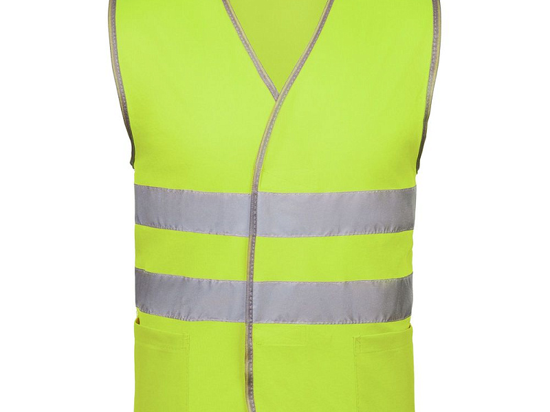 Сигнальный жилет СО-1 ТР, желтый флуоресцентный