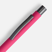 Ручка шариковая Atento Soft Touch, розовая