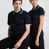 Рубашка поло женская Practice Women 270, темно-синяя с белым