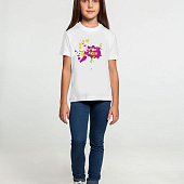 Футболка детская «Пятно Maker», белая