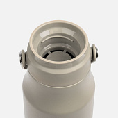 Термобутылка Tateyama, серо-бежевая