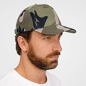 Бейсболка Buffalo, зеленый камуфляж