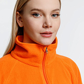 Куртка флисовая унисекс Fliska, оранжевая