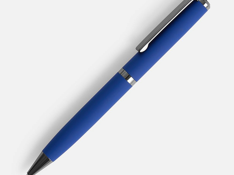 Ручка шариковая Inkish Gunmetal в футляре, синяя