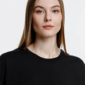 Футболка оверсайз унисекс Base Space, черная