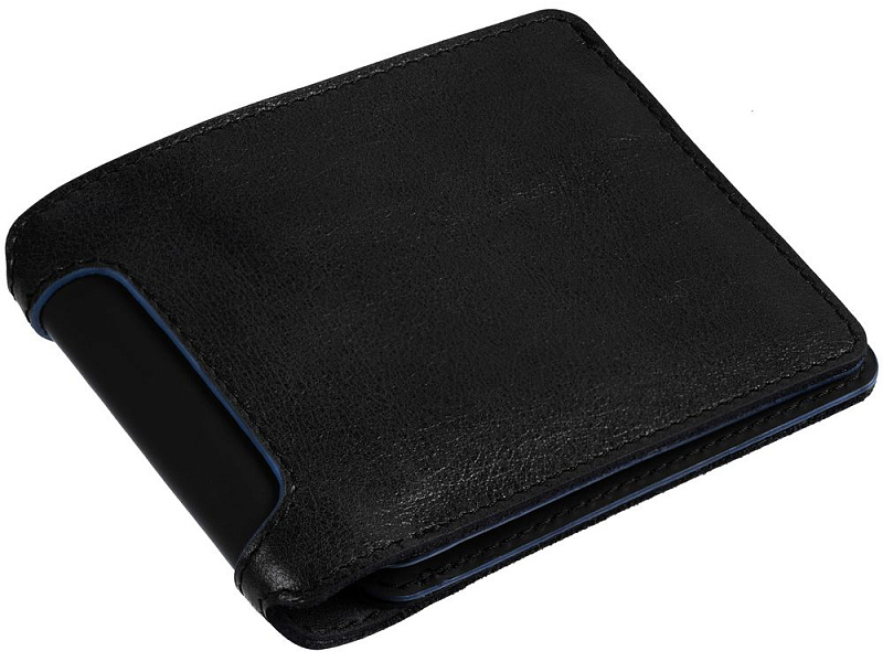 Портмоне Arrival, черное с синим